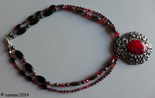 double strand red glass (2)