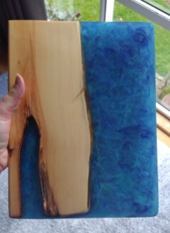 Inlet - Huon Pine & Resin Serving Board - Finished (7)